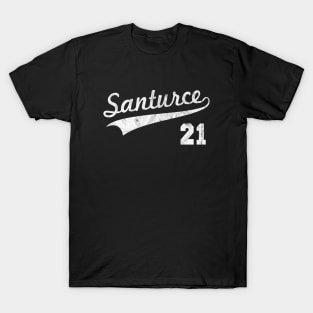 Distressed Santurce 21 Puerto Rican Baseball Cangrejeros Puerto Rico T-Shirt